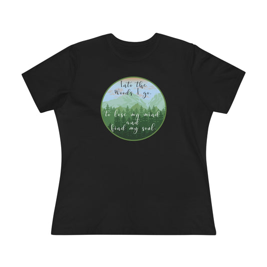 Into The Wood I Go Women's Cotton T-shirt