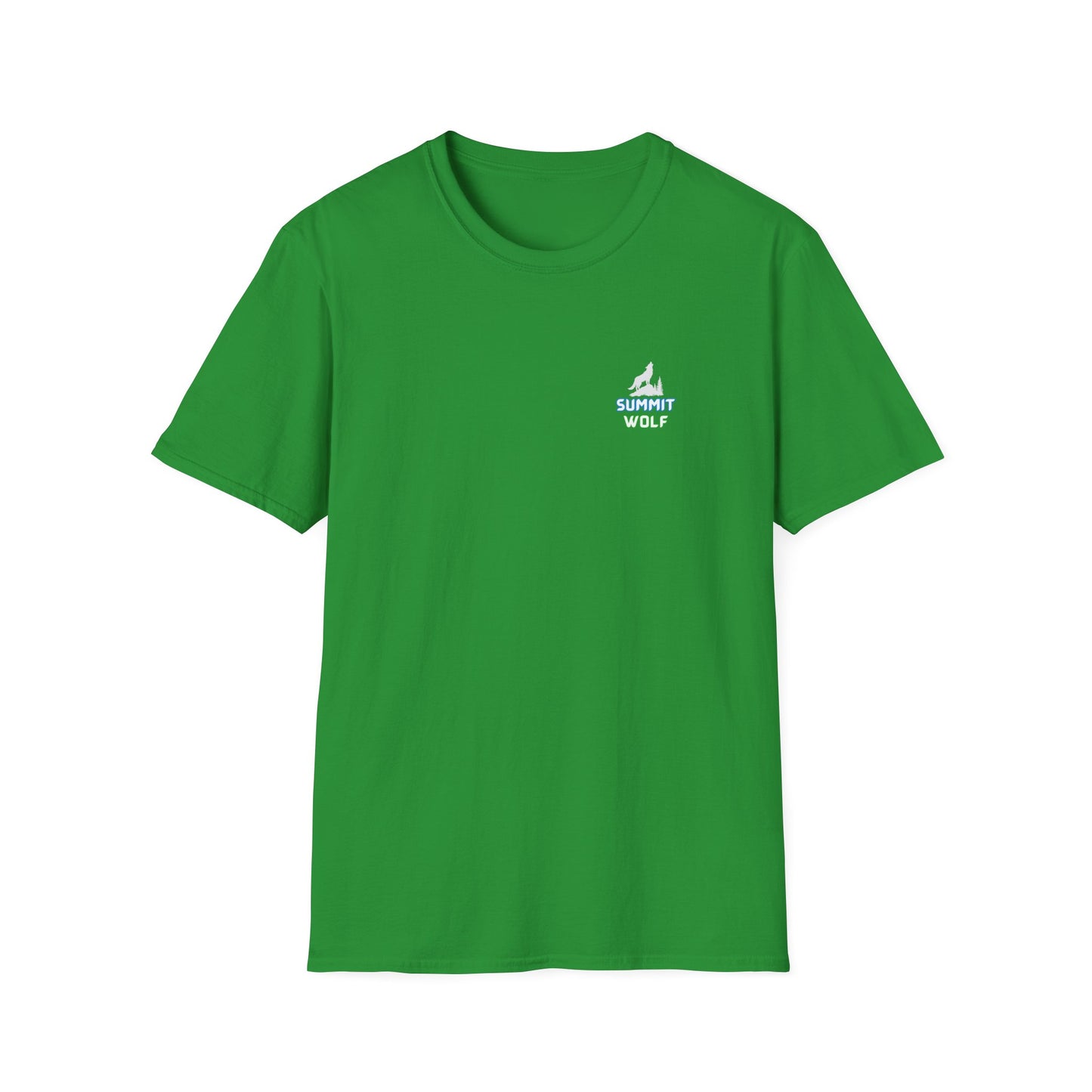 Summit Wolf Adventure Unissex Softstyle T-Shirt