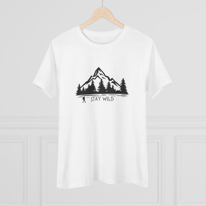 'Stay Wild' Women's Cotton Tee