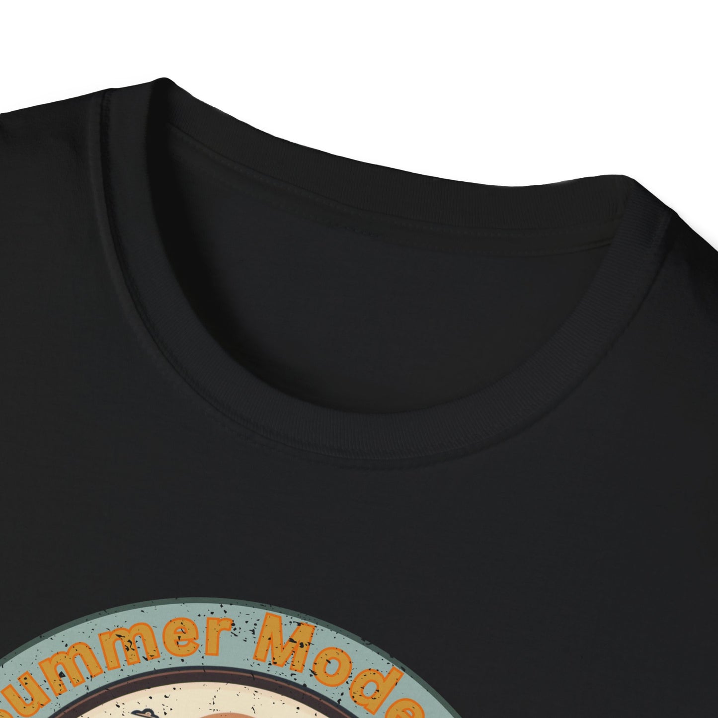 Summer Mode On, Nature Unplugged Unisex Softstyle T-Shirt