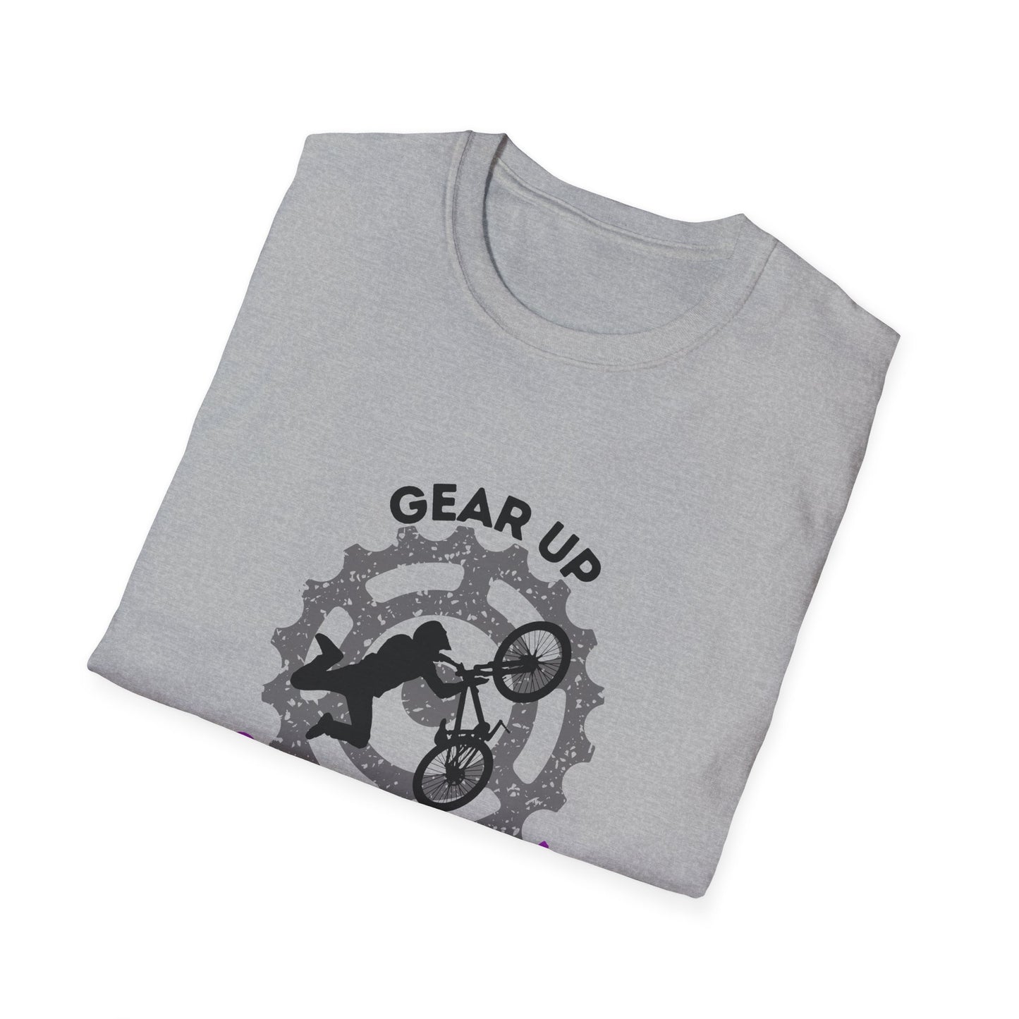 Mountain Bike/BMX Unisex T-shirt: Gear Up Get Airborne