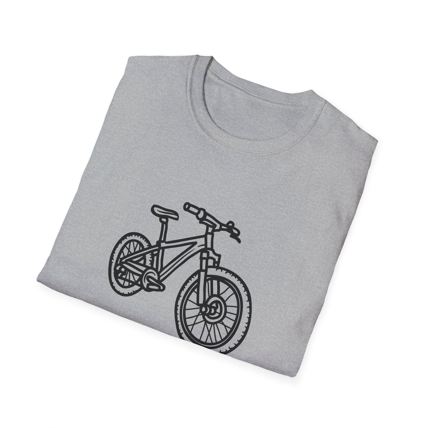 Mountain Bike Unisex T-Shirt - Outdoor Adventure Drawing