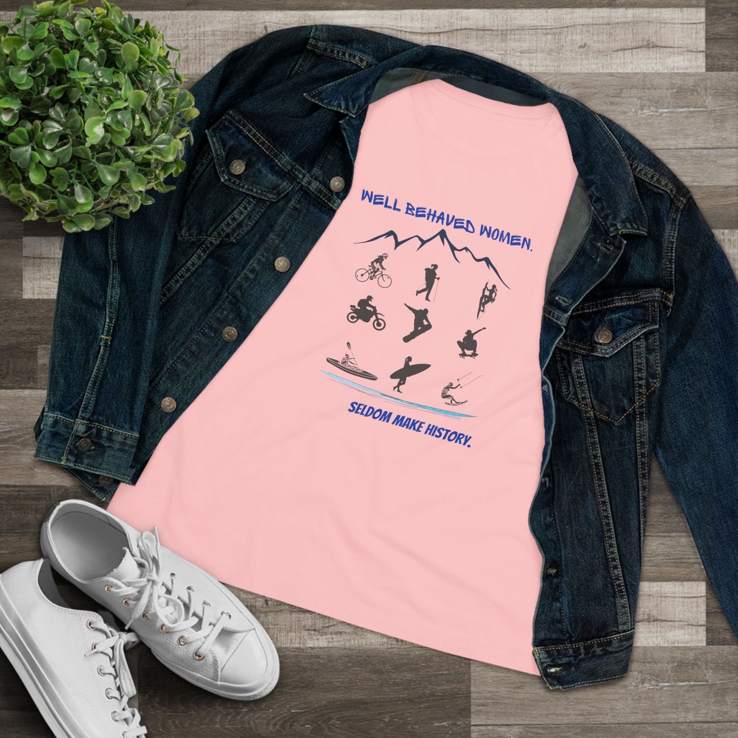 Empowered Women's Cotton Tee - Well Behaved Women