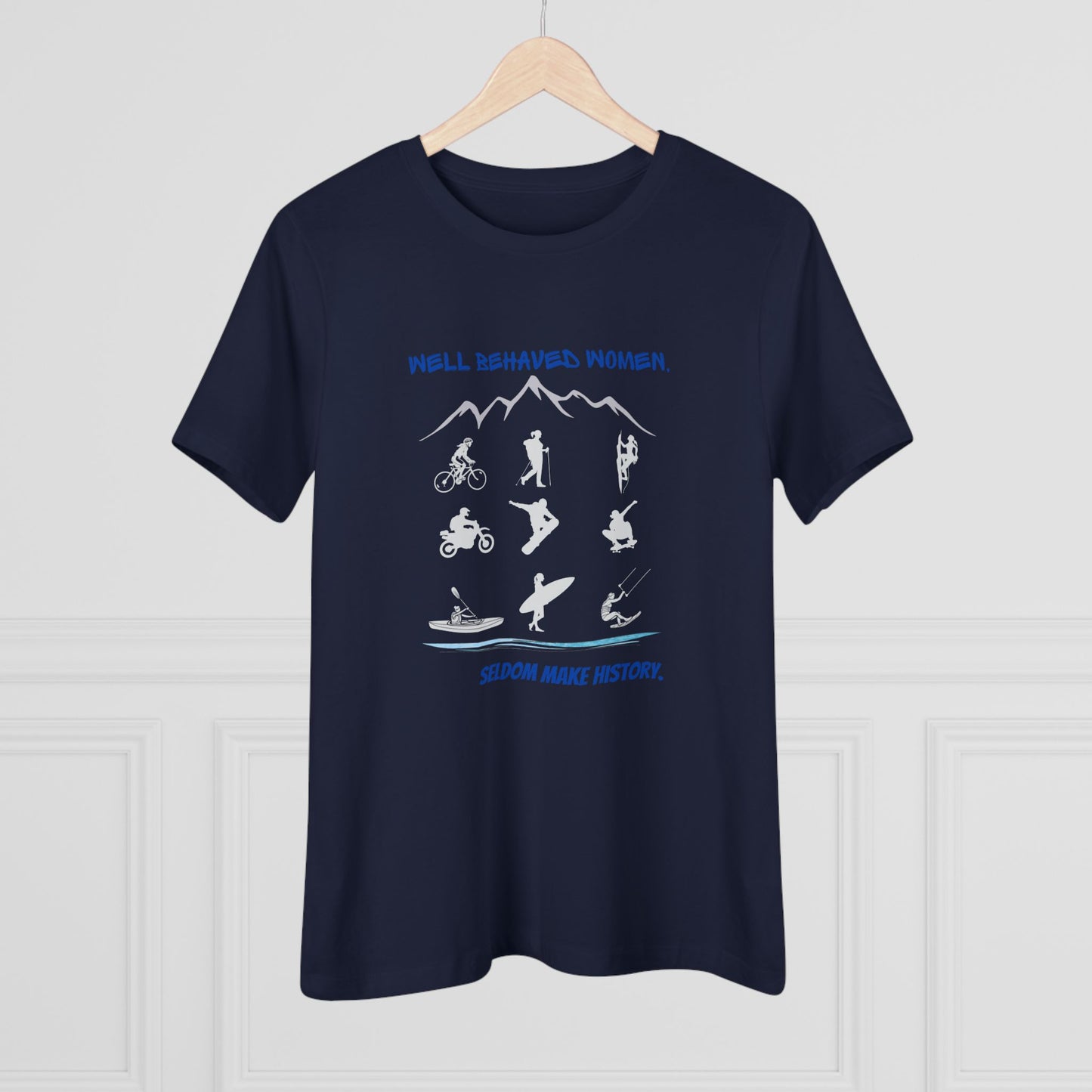Empowered Women's Cotton Tee - Well Behaved Women
