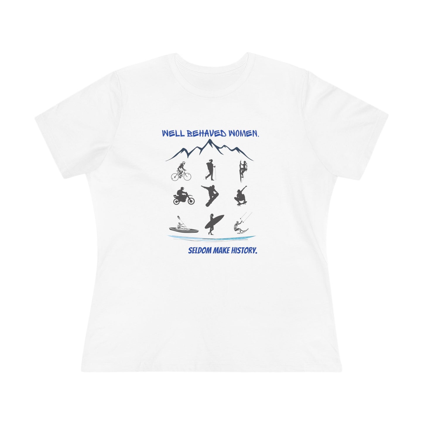 Empowered Women's Cotton Tee - Well Behaved Women