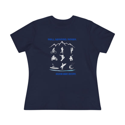 Empowered Women's Cotton Tee - Well Behaved Women