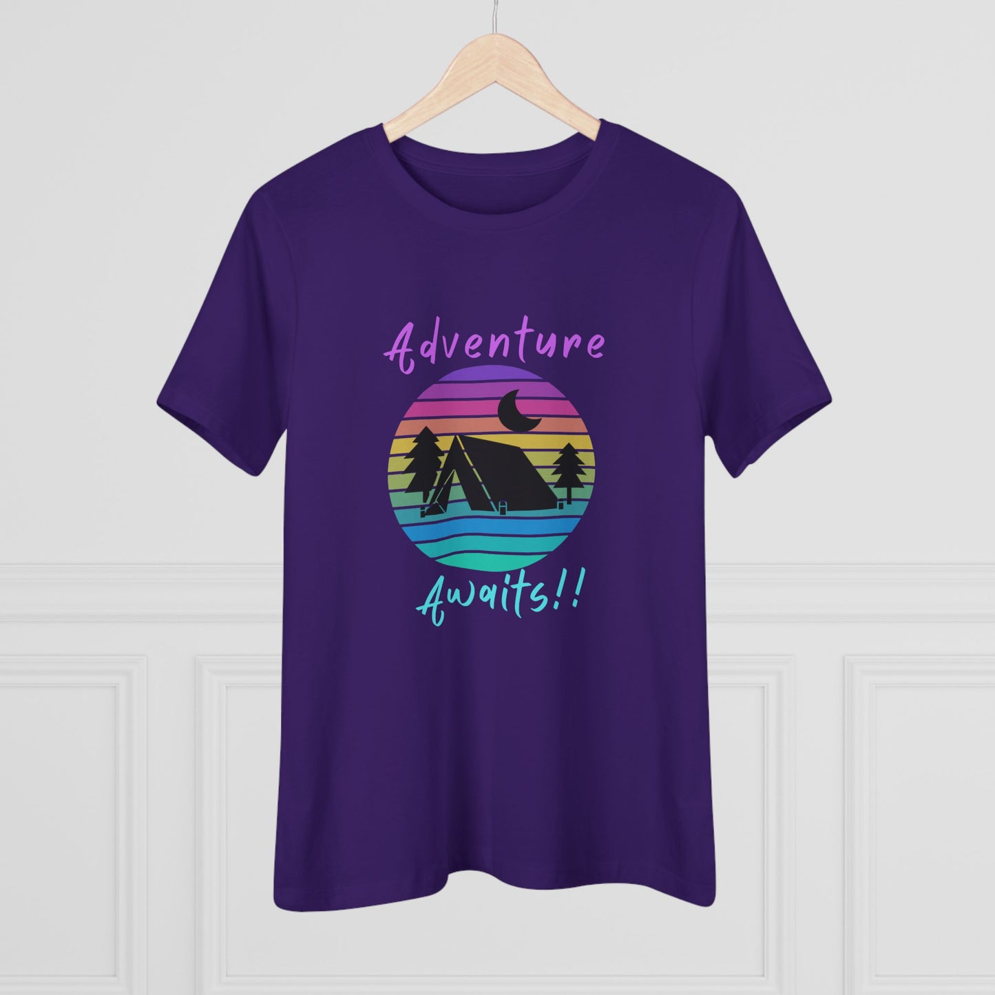 Adventure Awaits Women's Cotton Tee