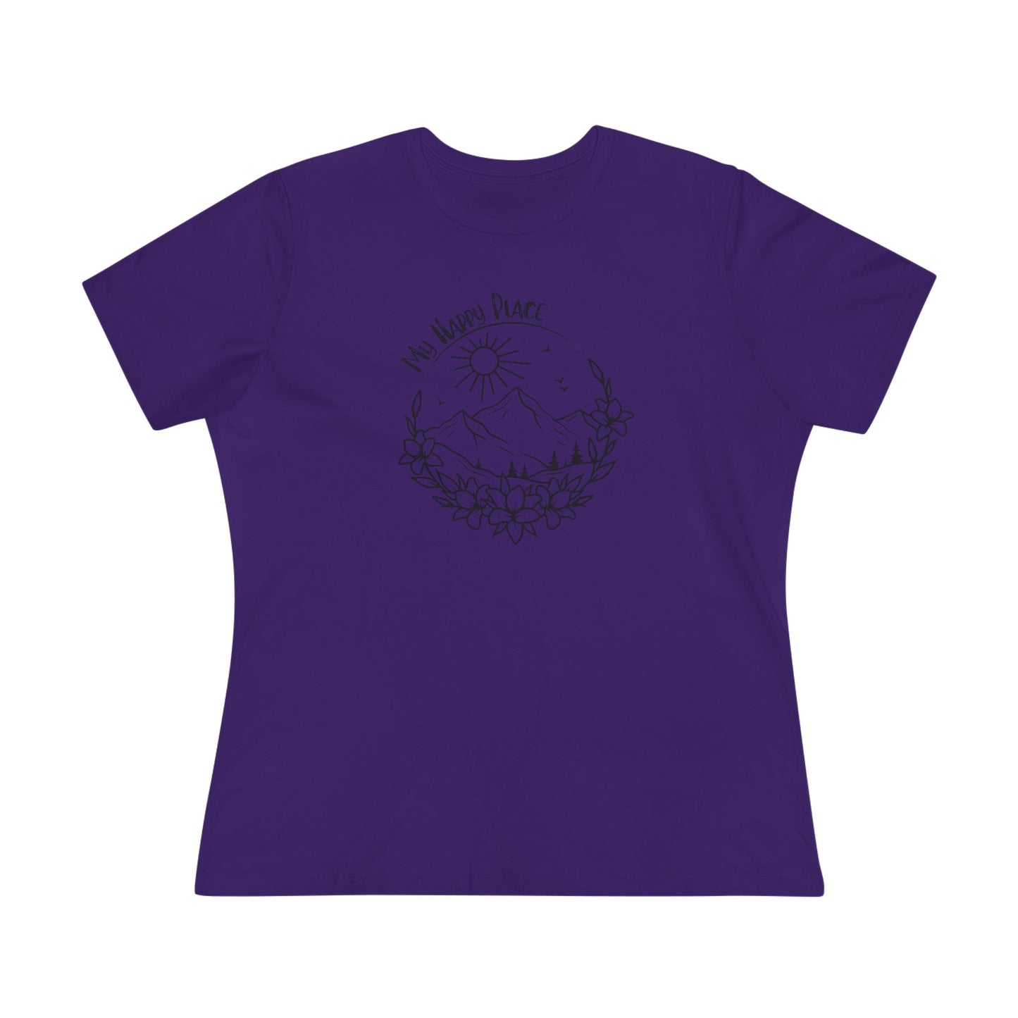 My Happy Place Women's Cotton Tee