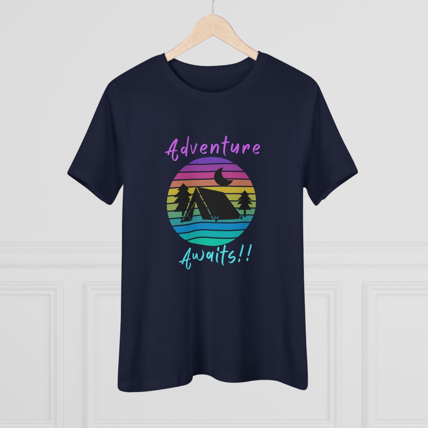 Adventure Awaits Women's Cotton Tee