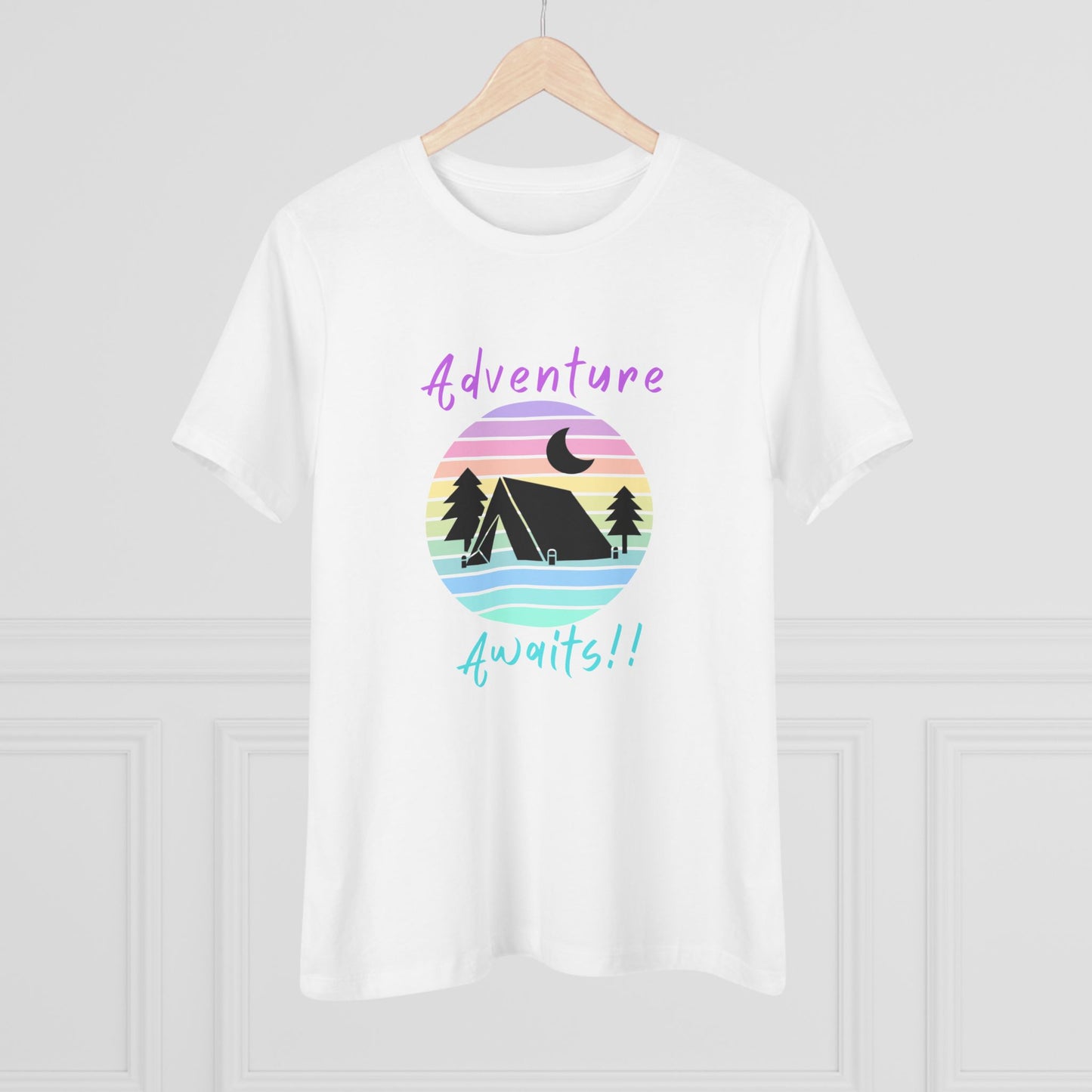 Adventure Awaits Women's Cotton Tee