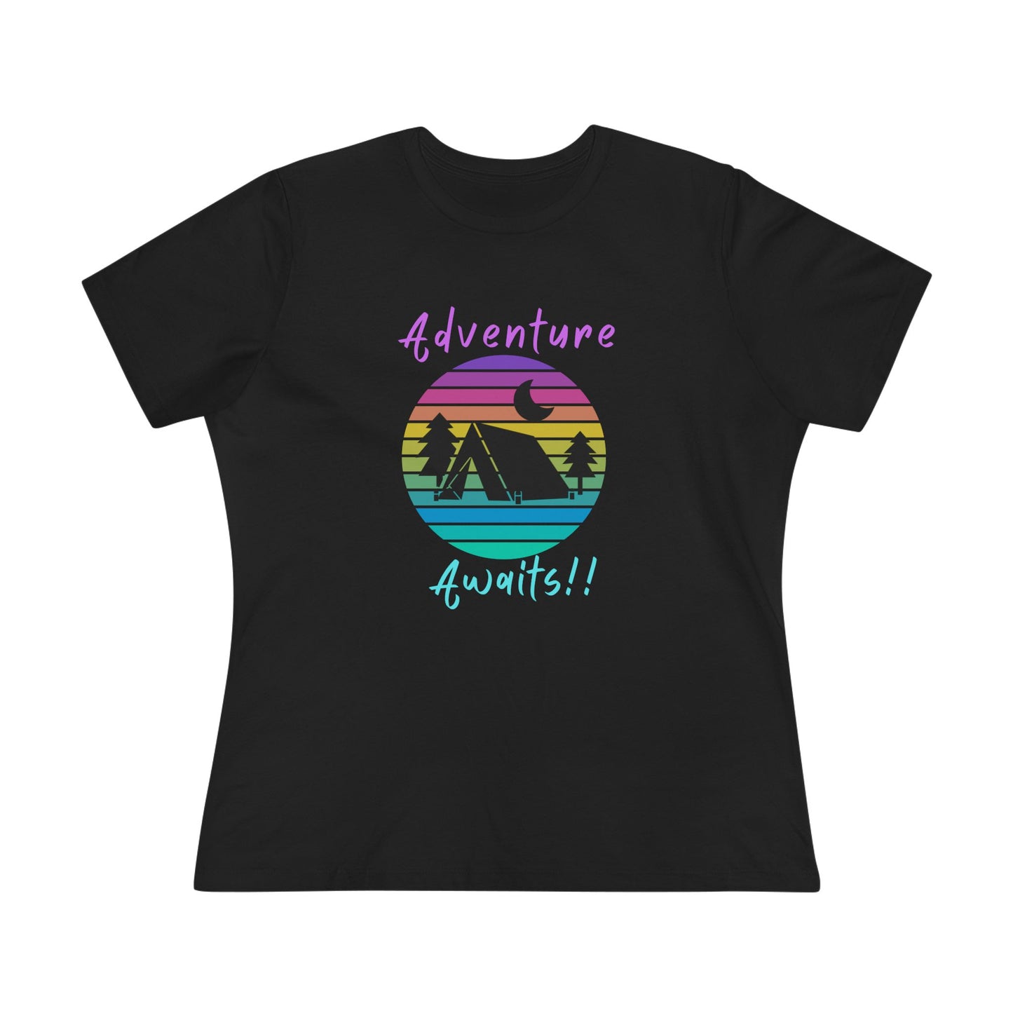 Adventure Awaits Women's Cotton Tee