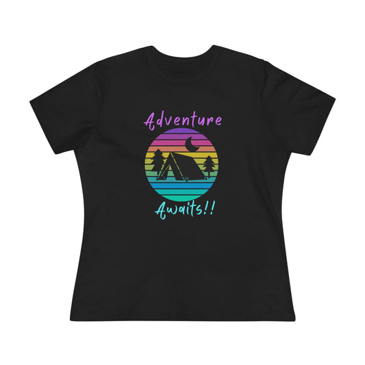 Adventure Awaits Women's Cotton Tee