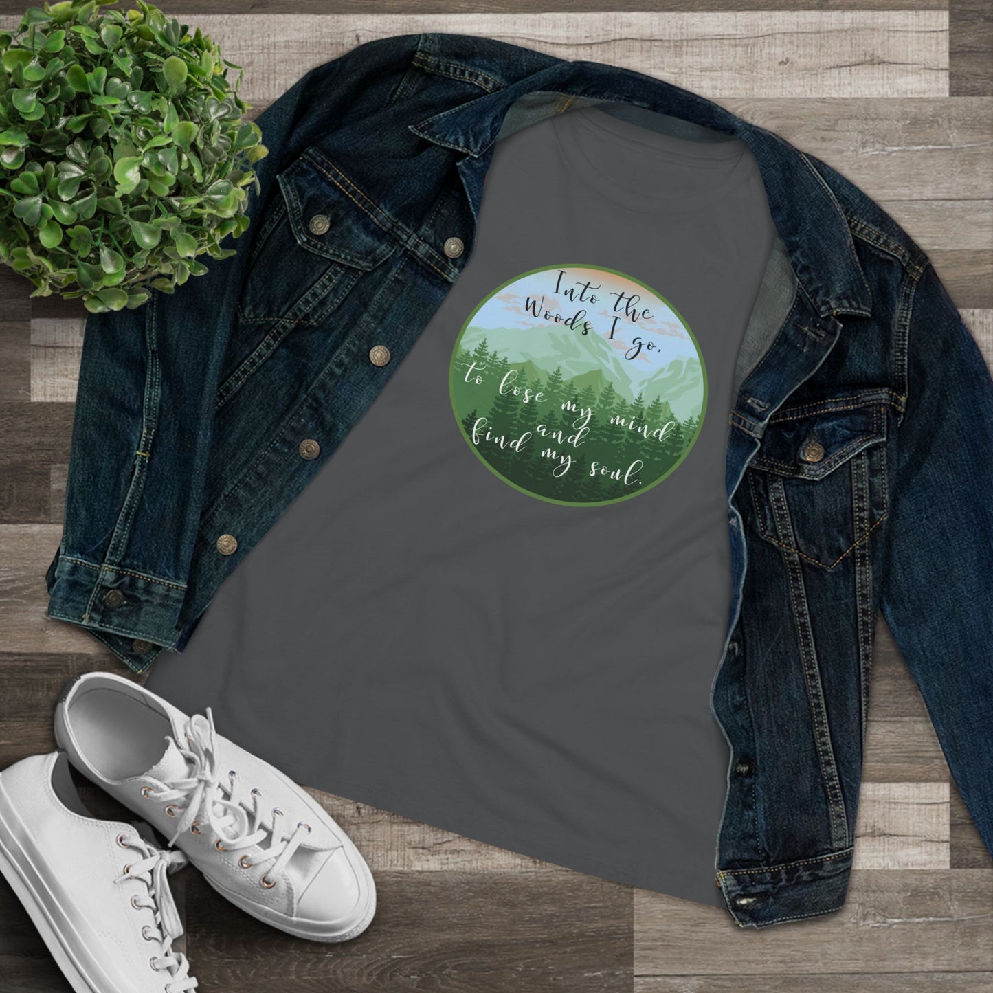 Into The Wood I Go Women's Cotton T-shirt