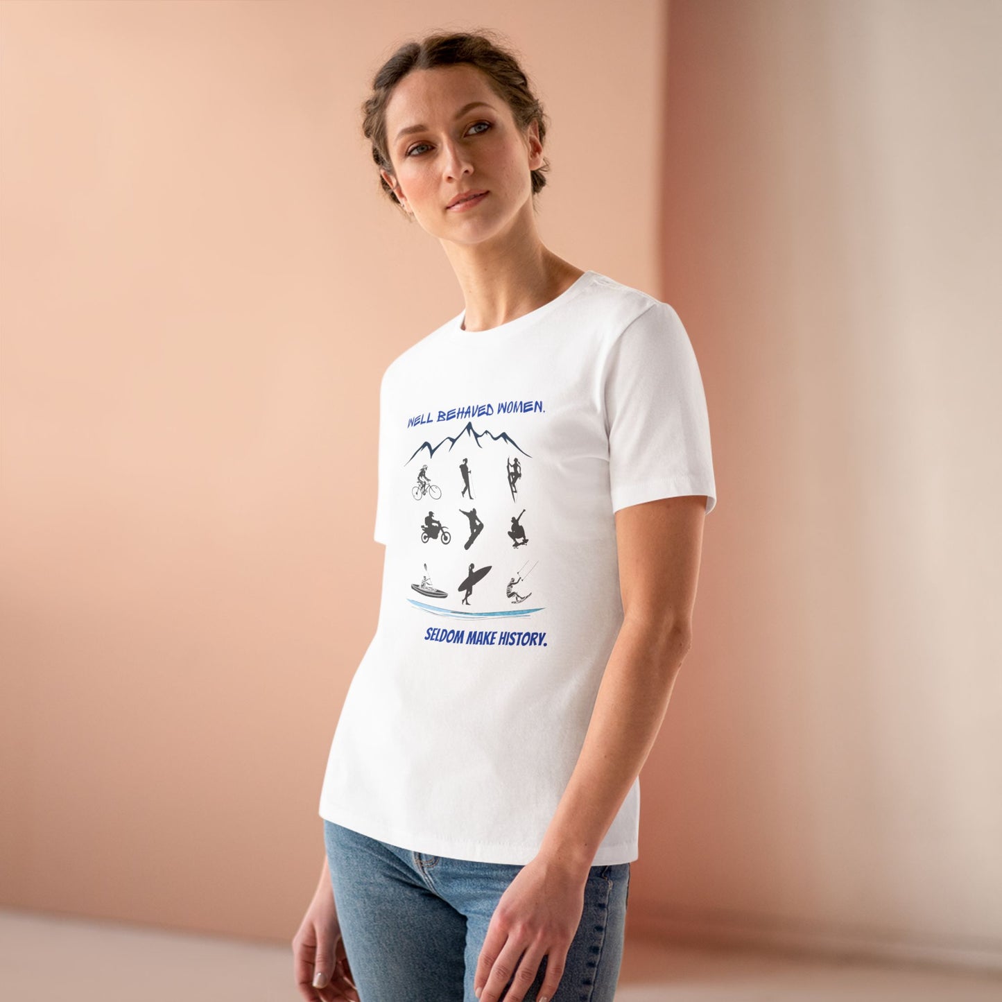 Empowered Women's Cotton Tee - Well Behaved Women