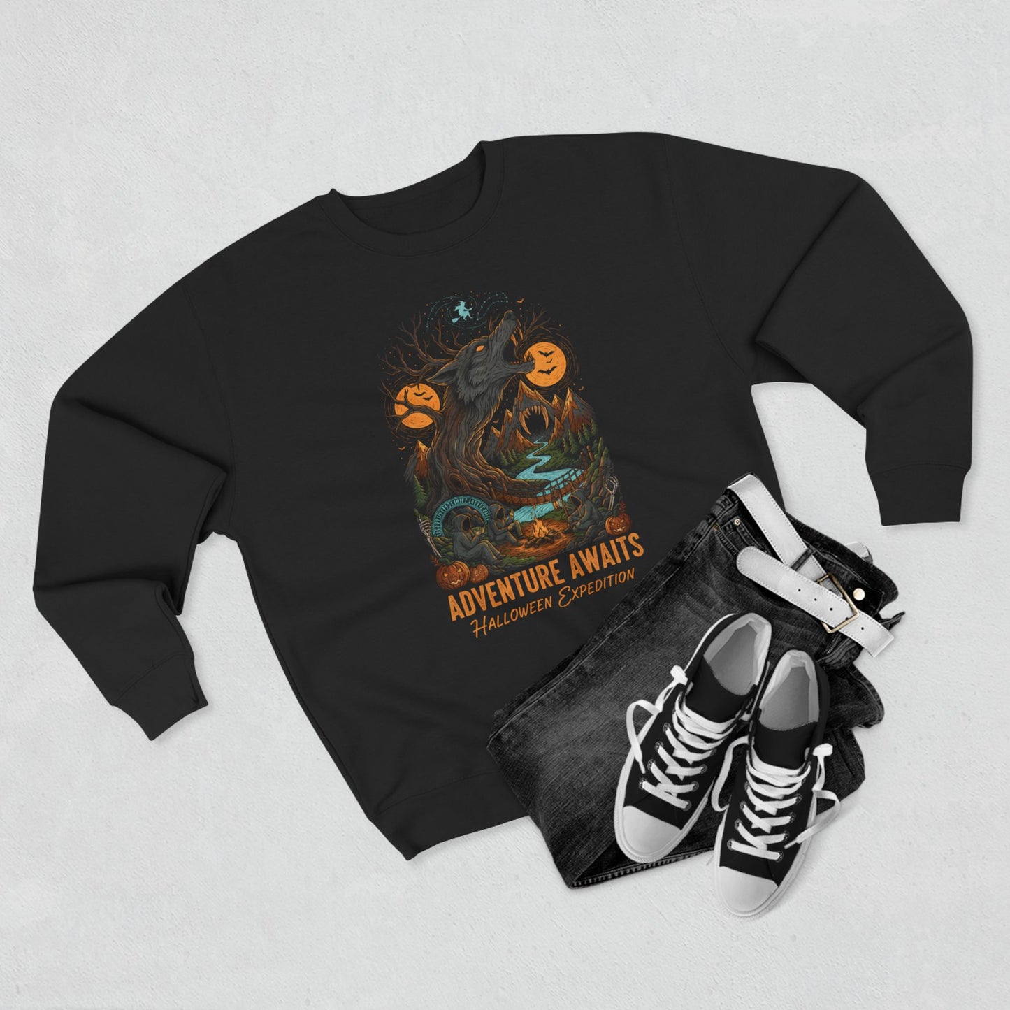 Halloween Adventure Awaits Sweatshirt