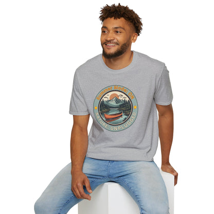 Summer Mode On, Nature Unplugged Unisex Softstyle T-Shirt