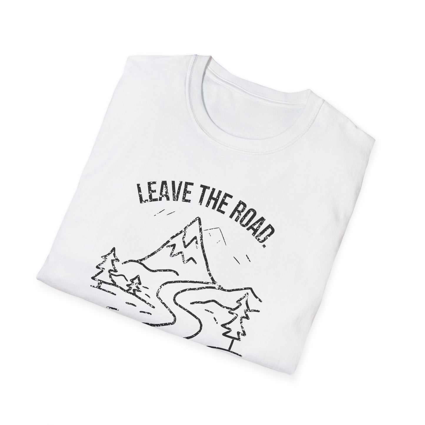 Leave the Road, Take the Trails Unisex Softstyle T-Shirt