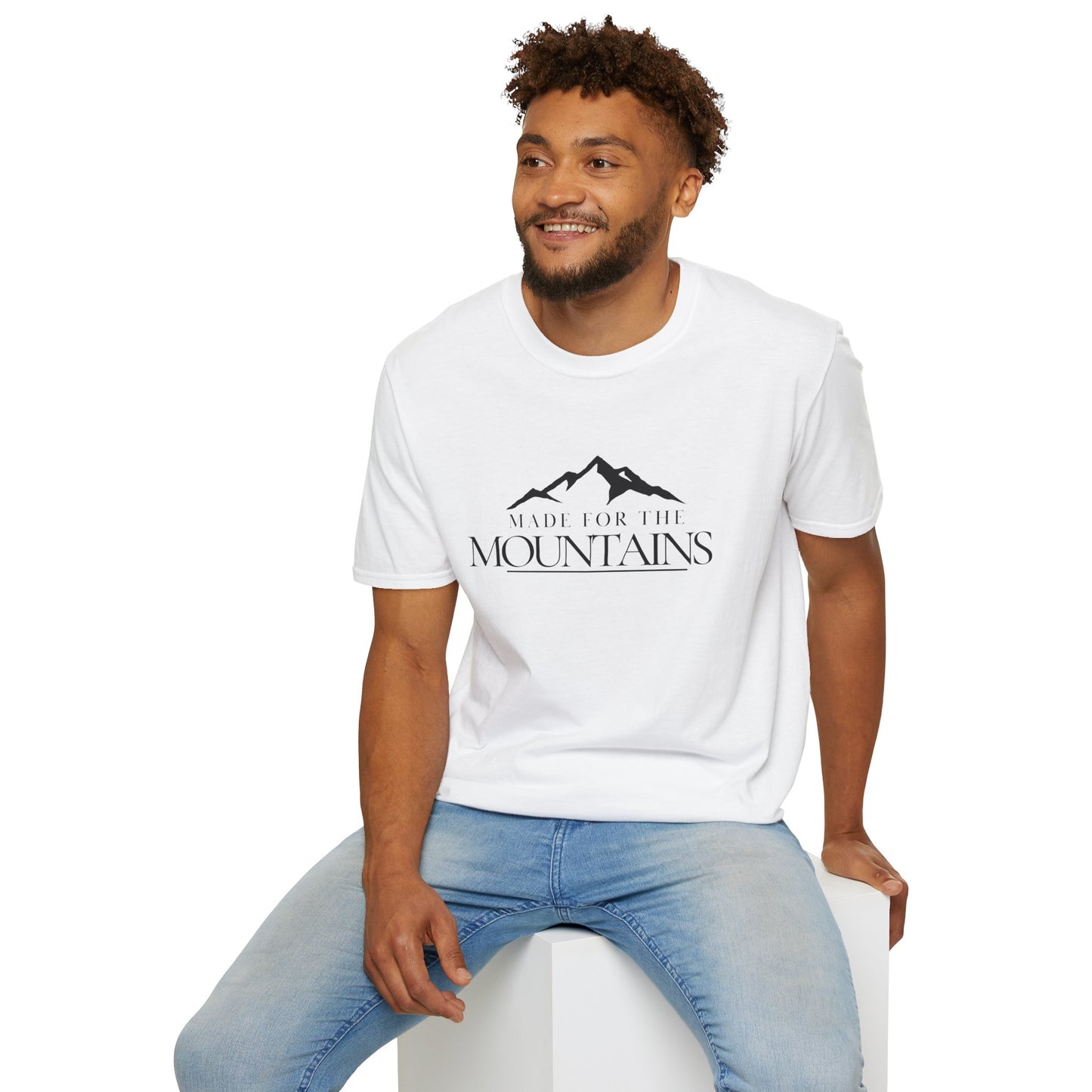 Made for the Mountains Adventure Unisex Softstyle T-Shirt