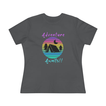 Adventure Awaits Women's Cotton Tee
