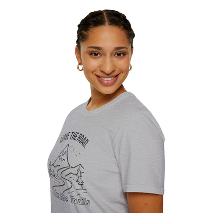 Leave the Road, Take the Trails Unisex Softstyle T-Shirt