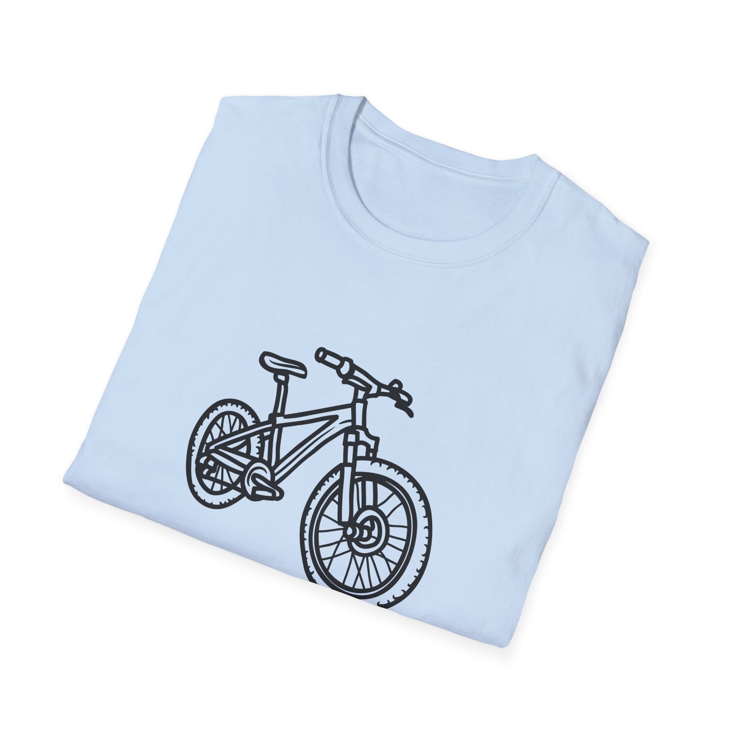 Mountain Bike Unisex T-Shirt - Outdoor Adventure Drawing