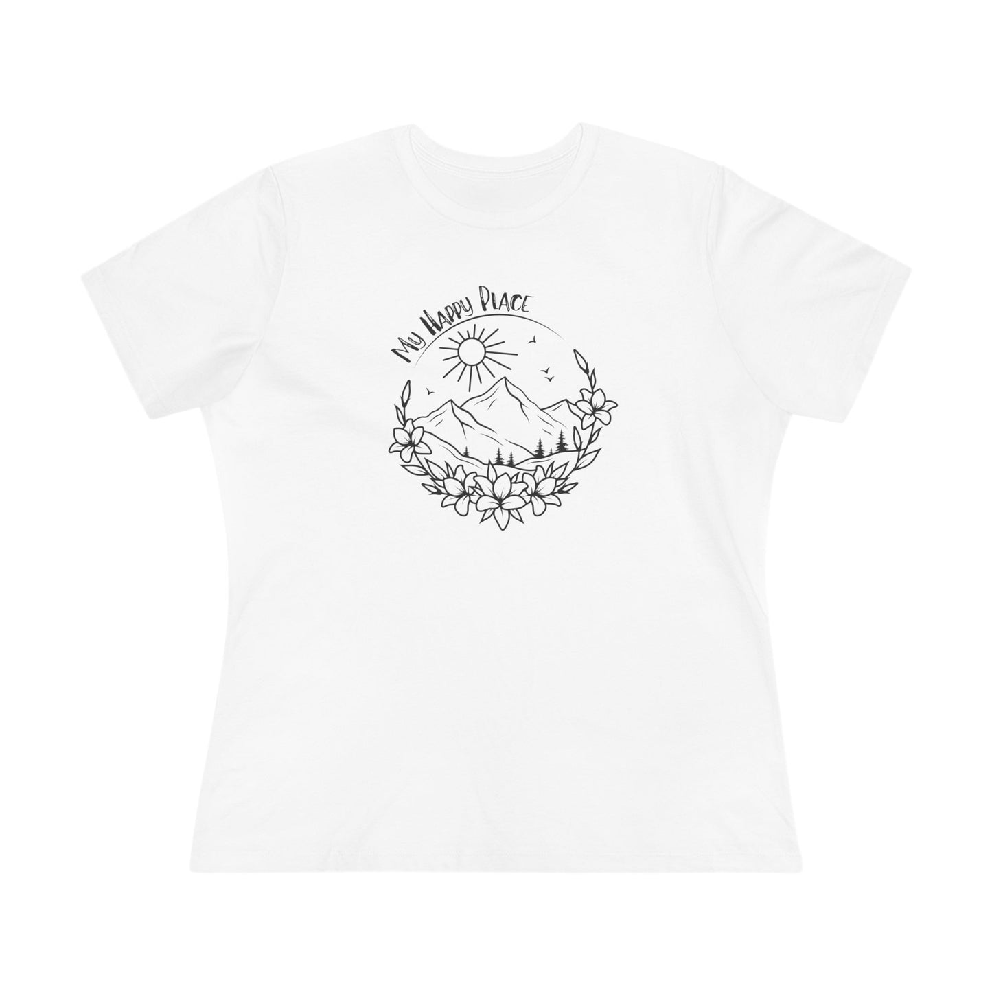 My Happy Place Women's Cotton Tee
