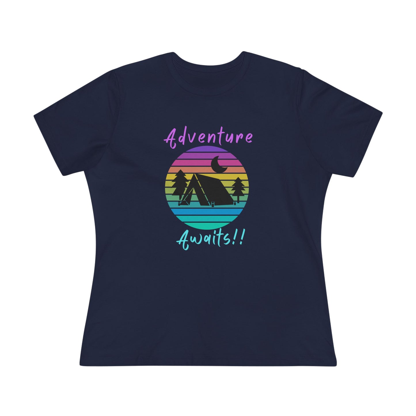 Adventure Awaits Women's Cotton Tee