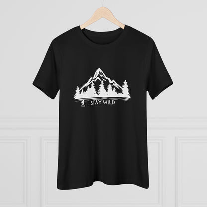 'Stay Wild' Women's Cotton Tee