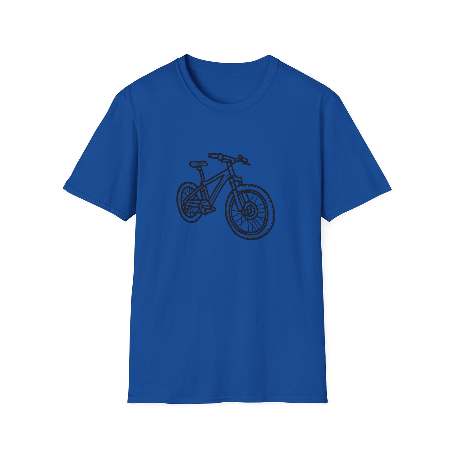 Mountain Bike Unisex T-Shirt - Outdoor Adventure Drawing