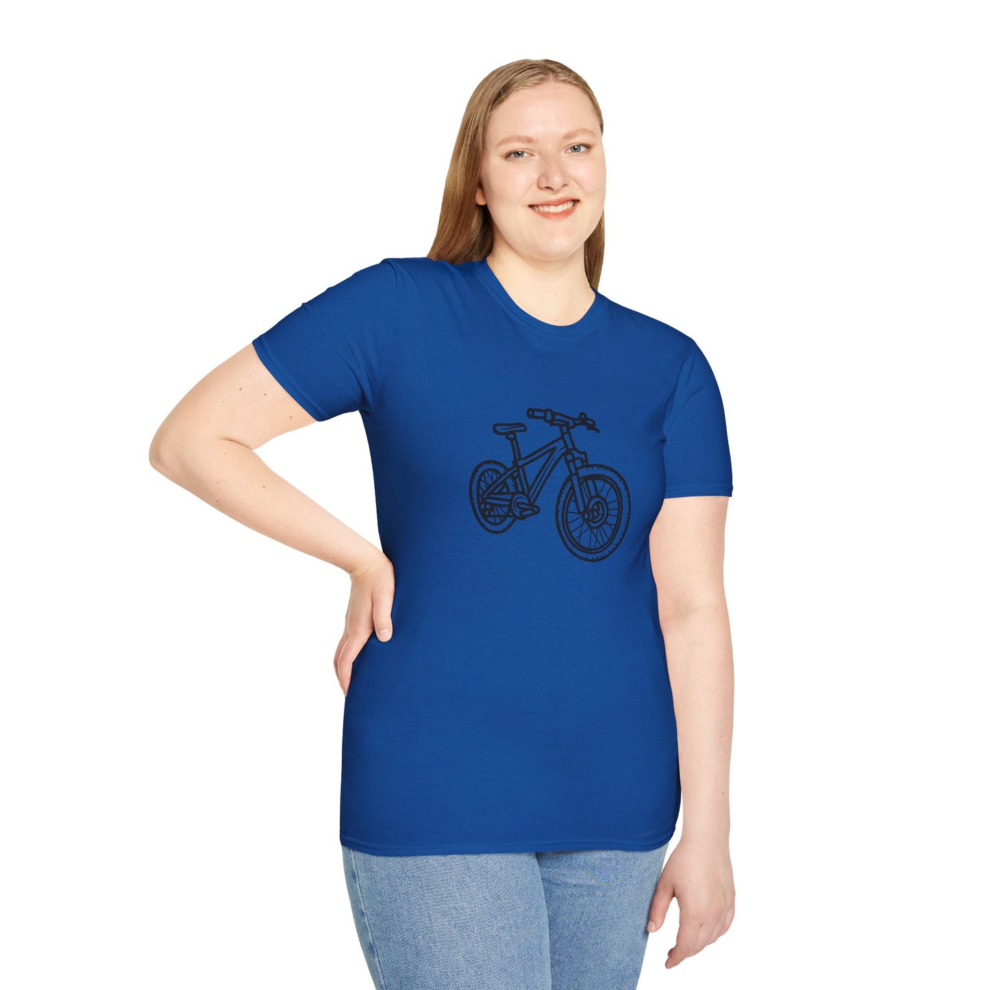 Mountain Bike Unisex T-Shirt - Outdoor Adventure Drawing