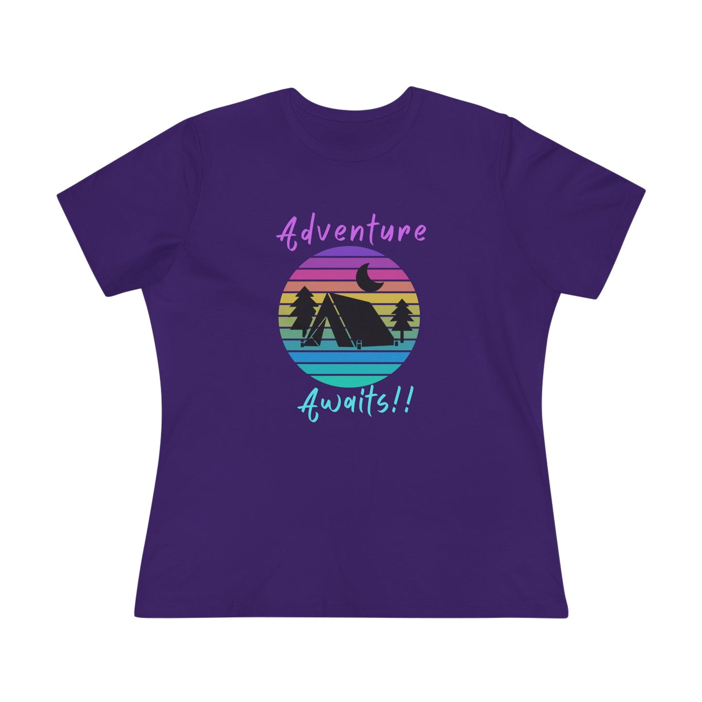 Adventure Awaits Women's Cotton Tee