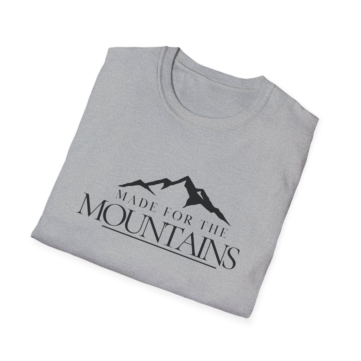 Made for the Mountains Adventure Unisex Softstyle T-Shirt