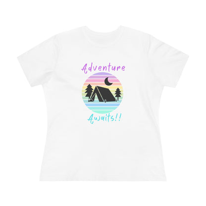 Adventure Awaits Women's Cotton Tee