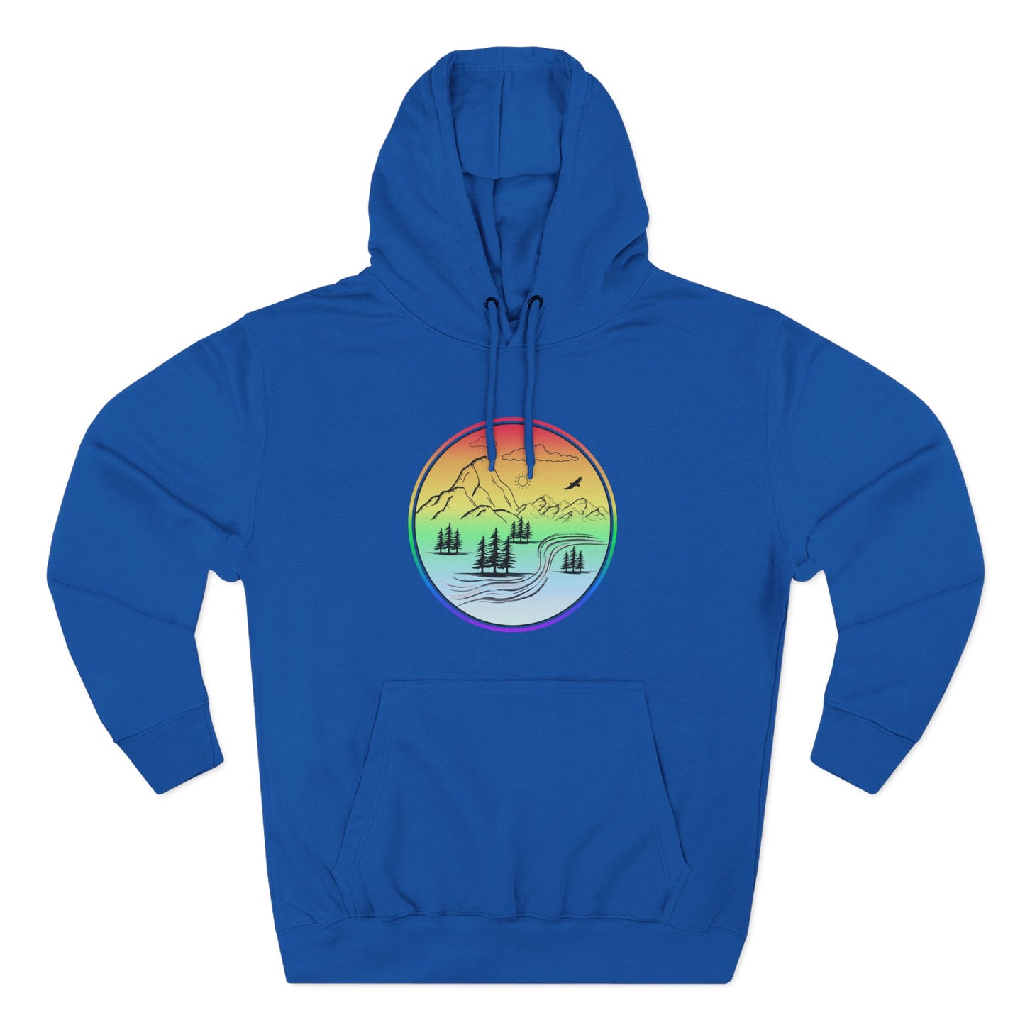 Natures Sunset Fleece Hoodie - Perfect for Outdoor Adventures, Gifts for Sports Lovers, Casual Wear, Winter Wardrobe