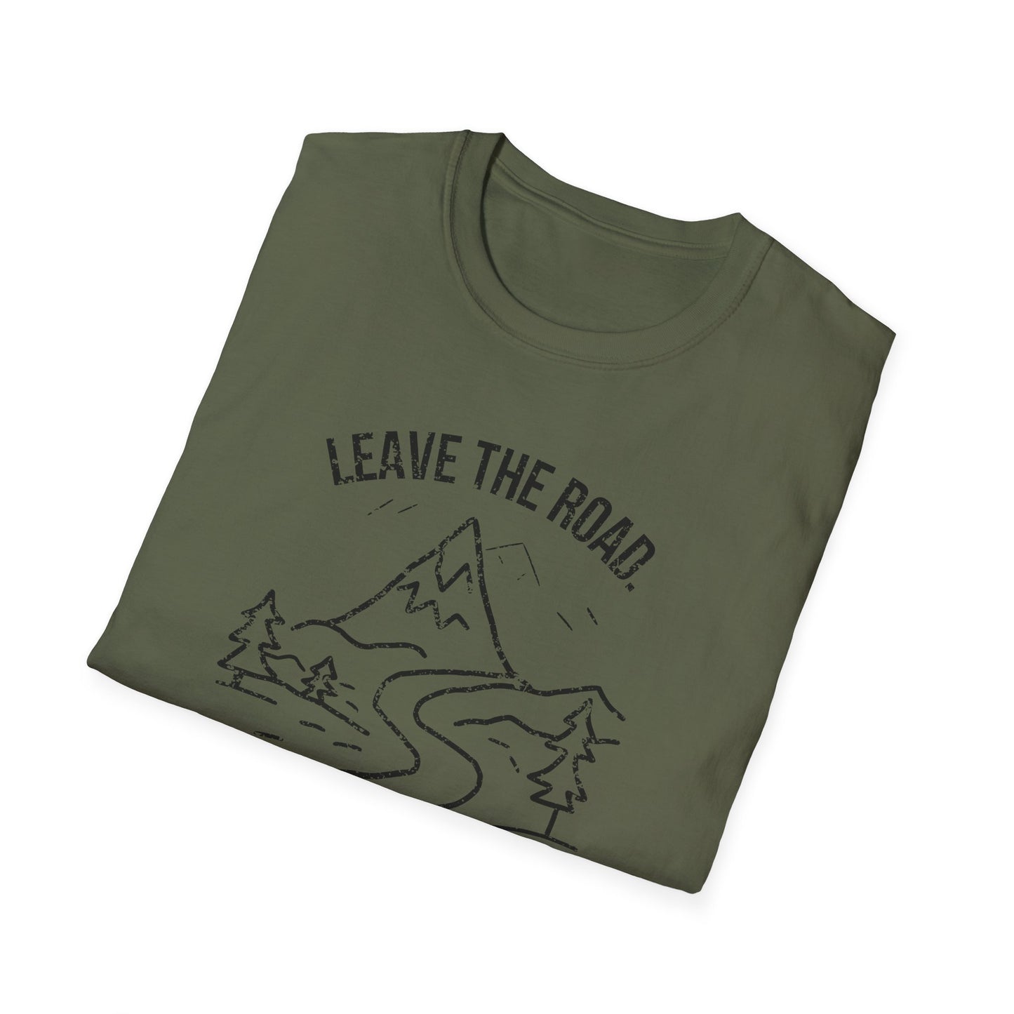 Leave the Road, Take the Trails Unisex Softstyle T-Shirt