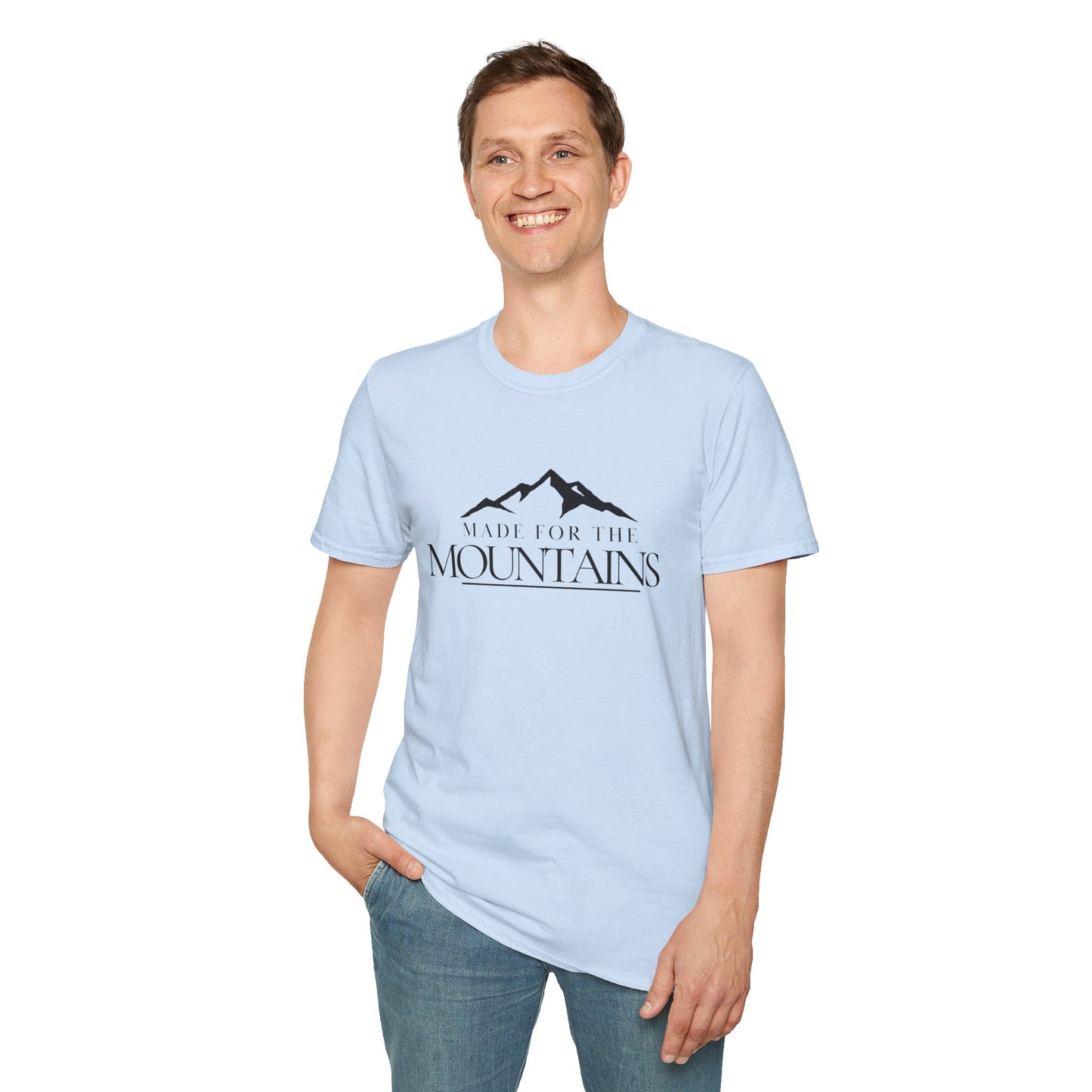 Made for the Mountains Adventure Unisex Softstyle T-Shirt
