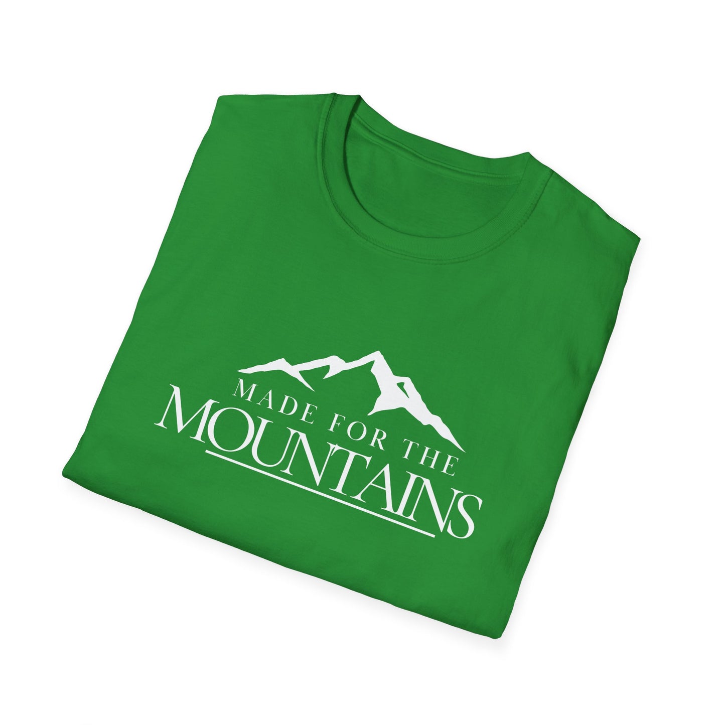Made for the Mountains Adventure Unisex Softstyle T-Shirt