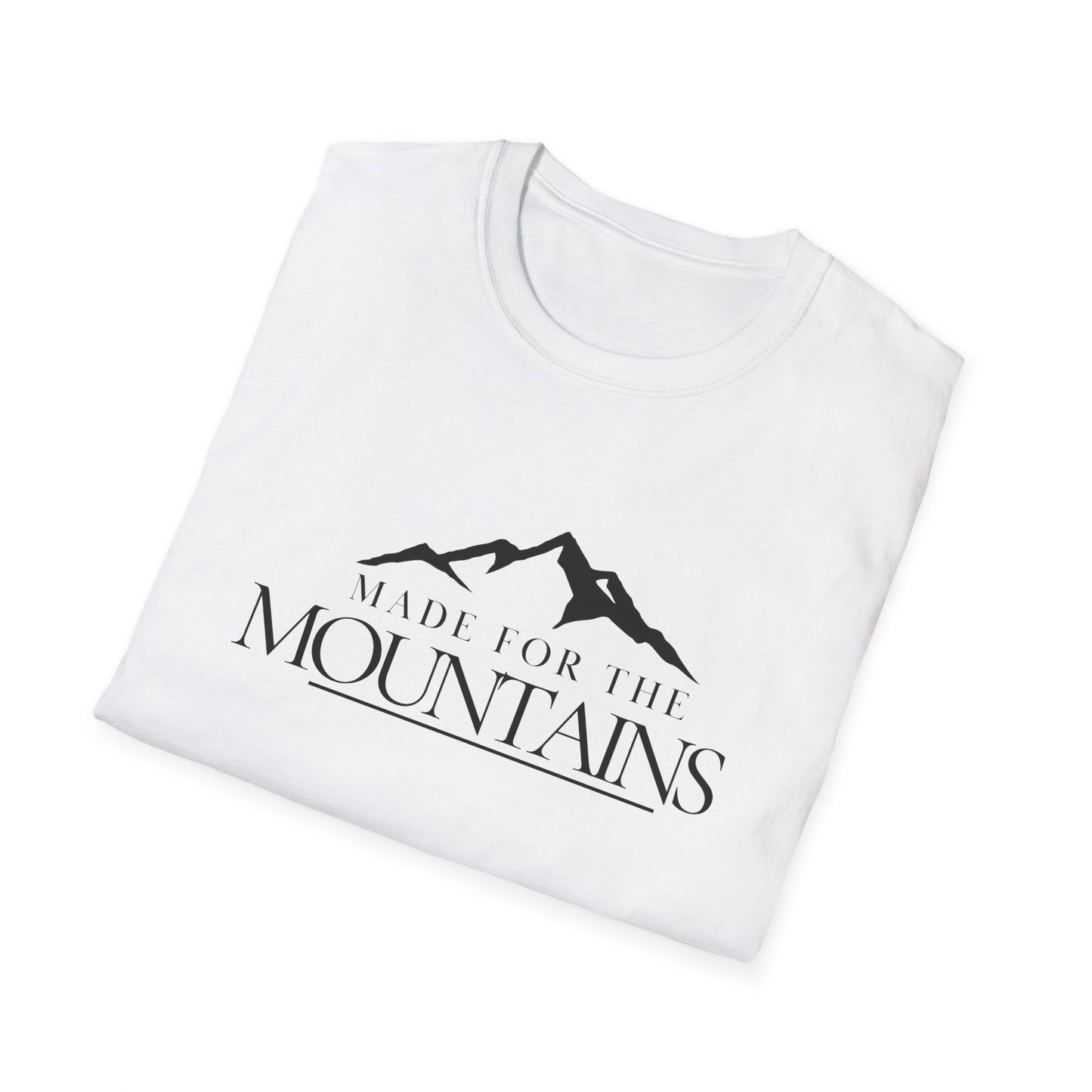 Made for the Mountains Adventure Unisex Softstyle T-Shirt