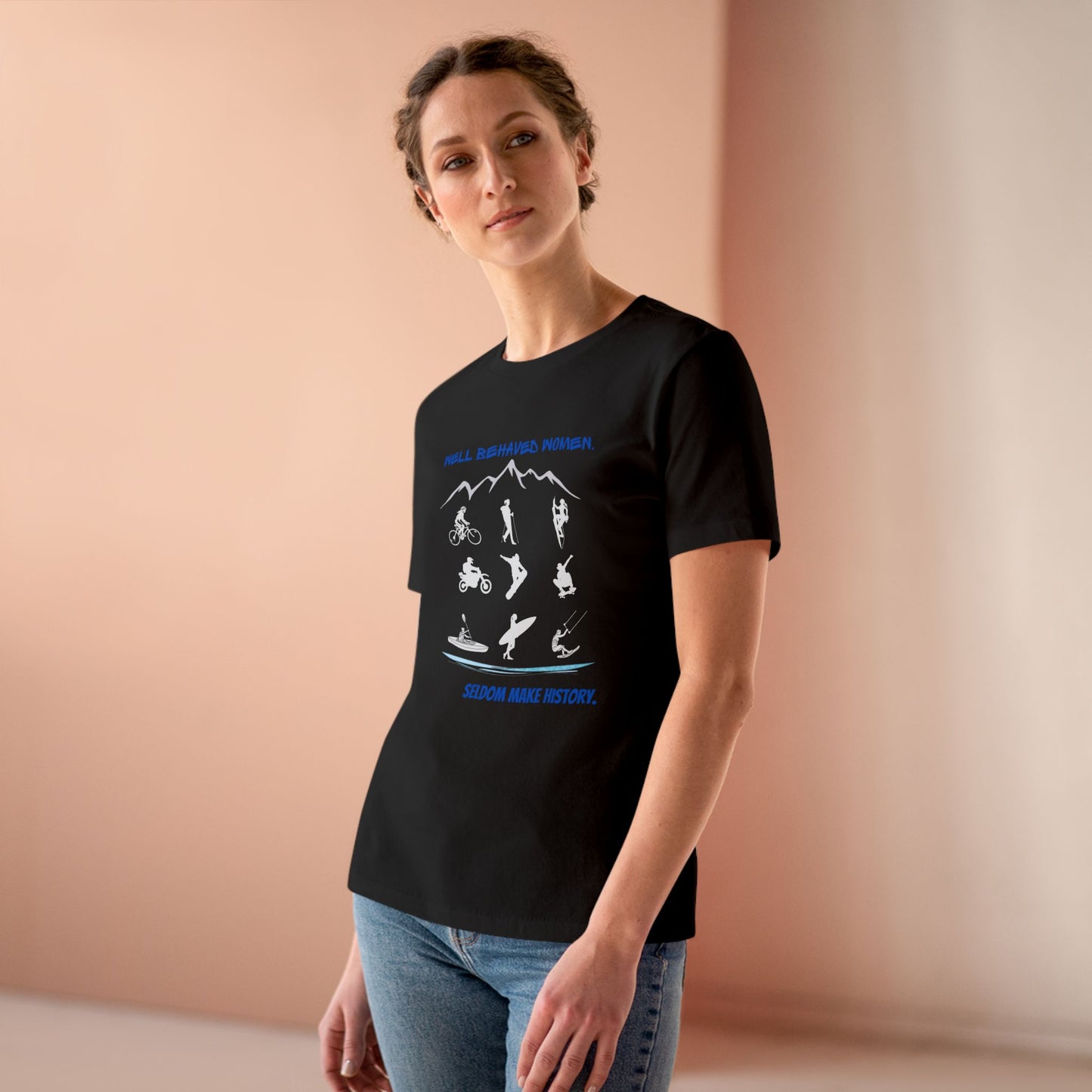 Empowered Women's Cotton Tee - Well Behaved Women