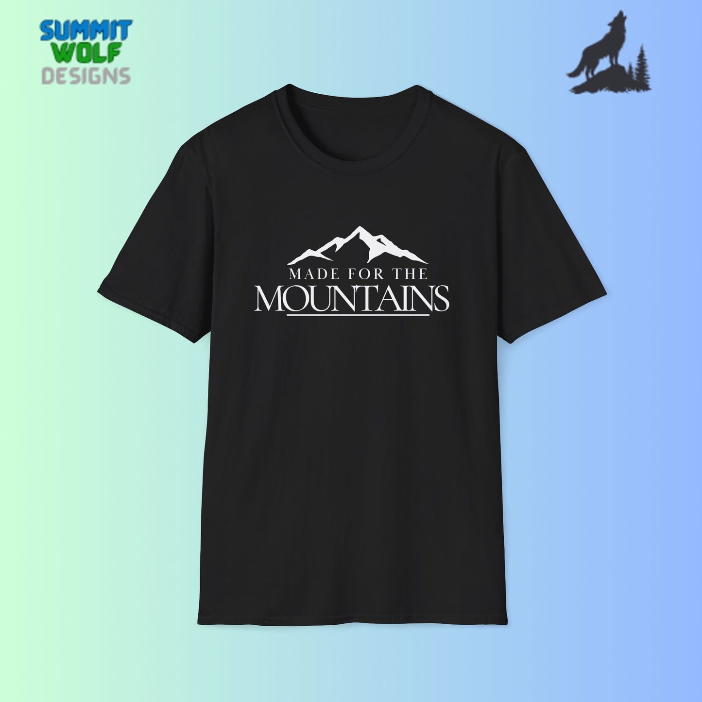 Made for the Mountains Adventure Unisex Softstyle T-Shirt