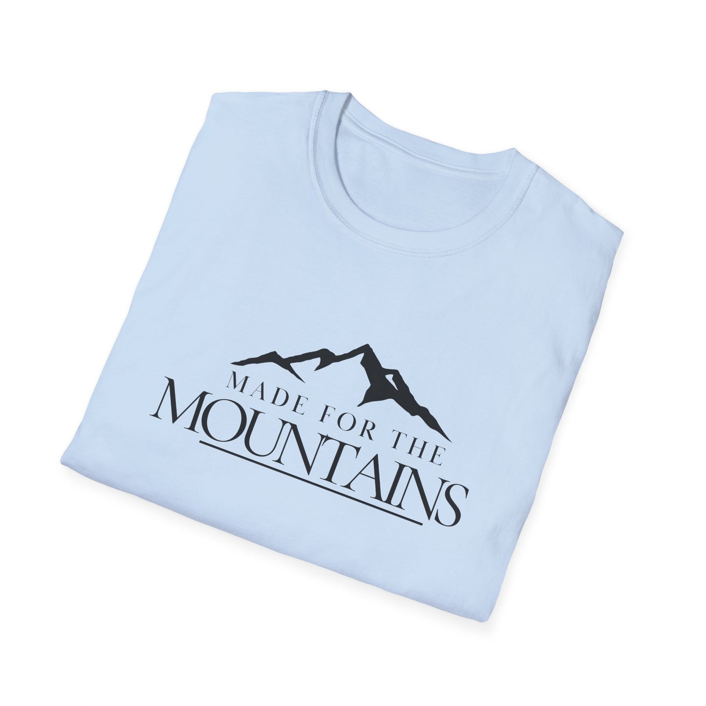 Made for the Mountains Adventure Unisex Softstyle T-Shirt