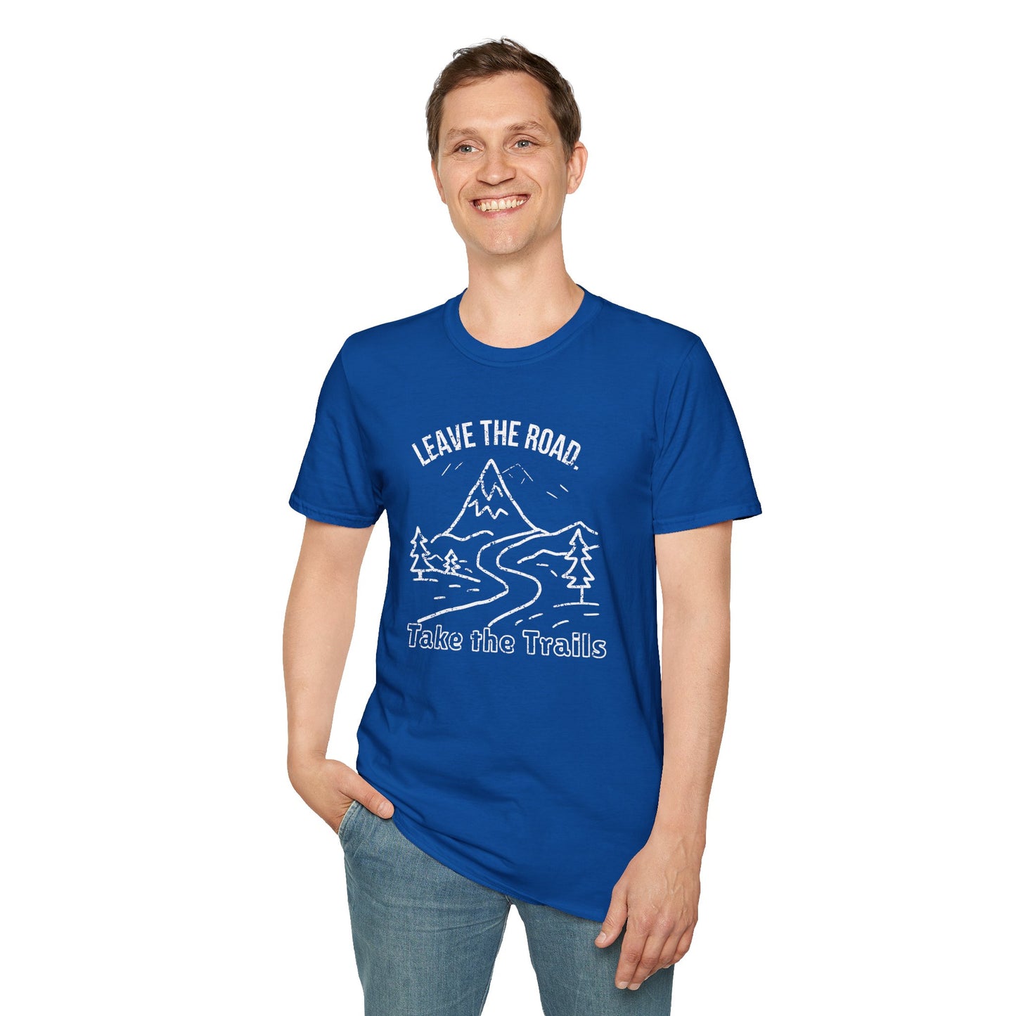 Leave the Road, Take the Trails Unisex Softstyle T-Shirt