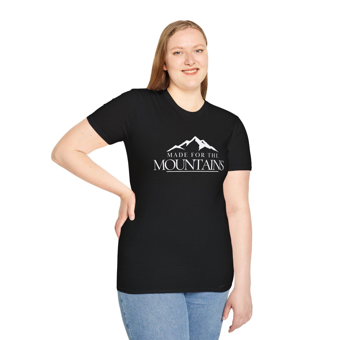 Made for the Mountains Adventure Unisex Softstyle T-Shirt