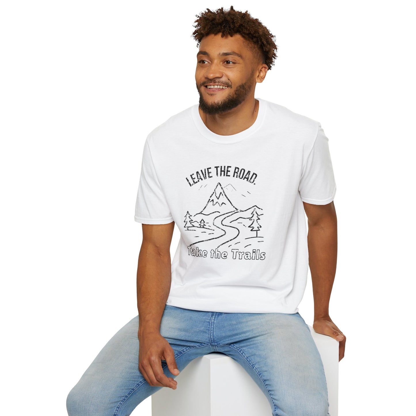 Leave the Road, Take the Trails Unisex Softstyle T-Shirt