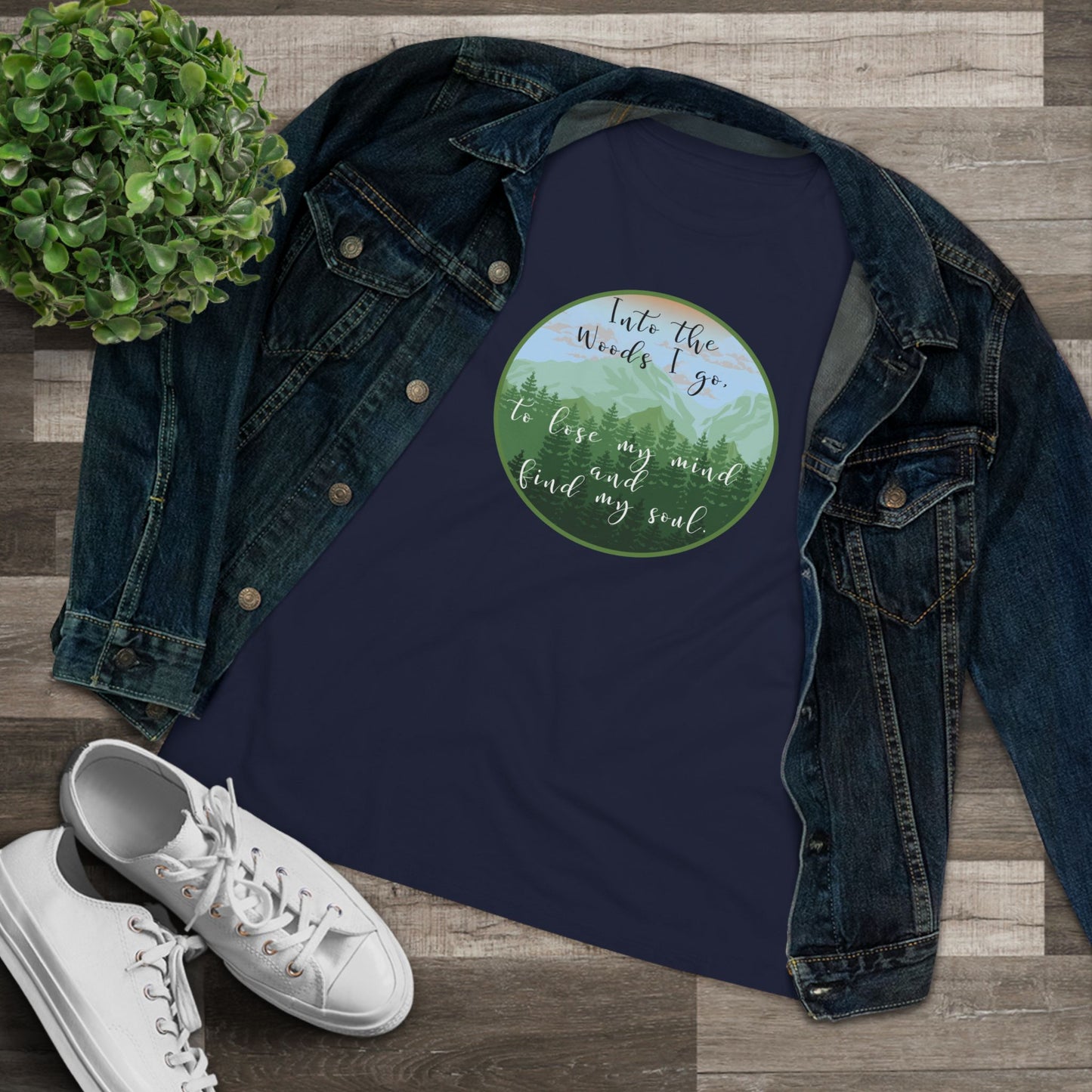 Into The Wood I Go Women's Cotton T-shirt
