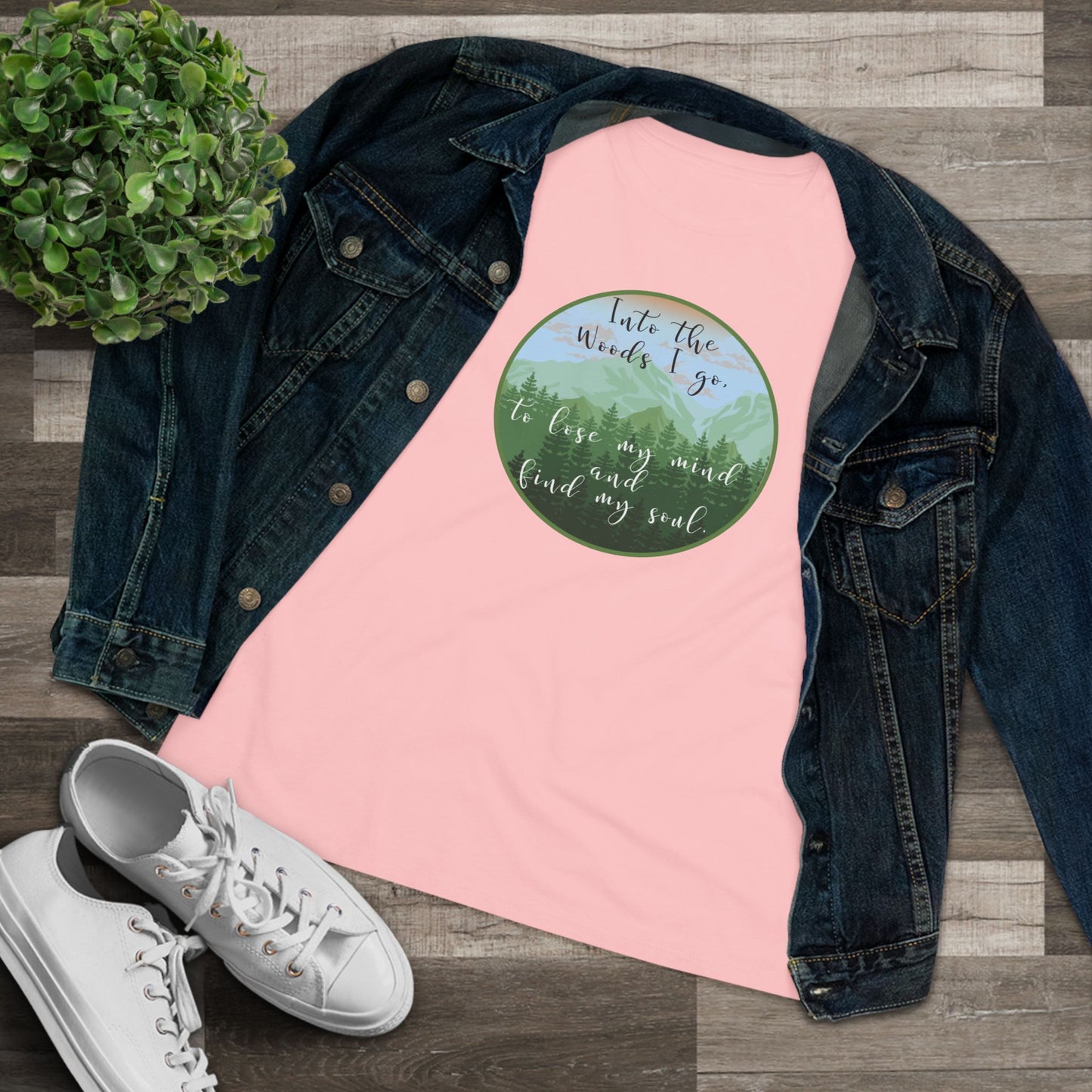Into The Wood I Go Women's Cotton T-shirt