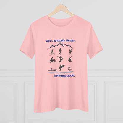 Empowered Women's Cotton Tee - Well Behaved Women