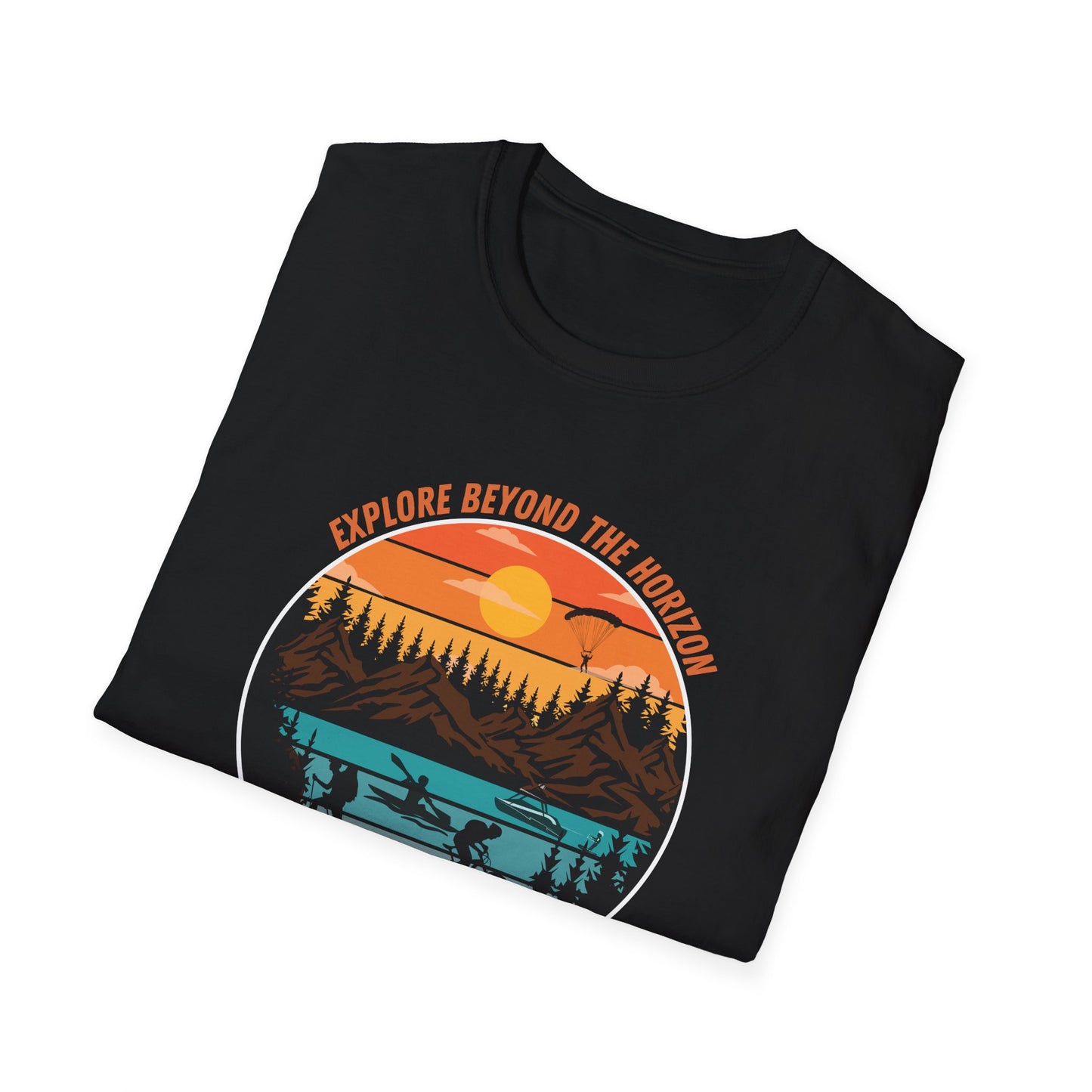 Explore Beyond the Horizon Adventure Unisex Softstyle T-Shirt