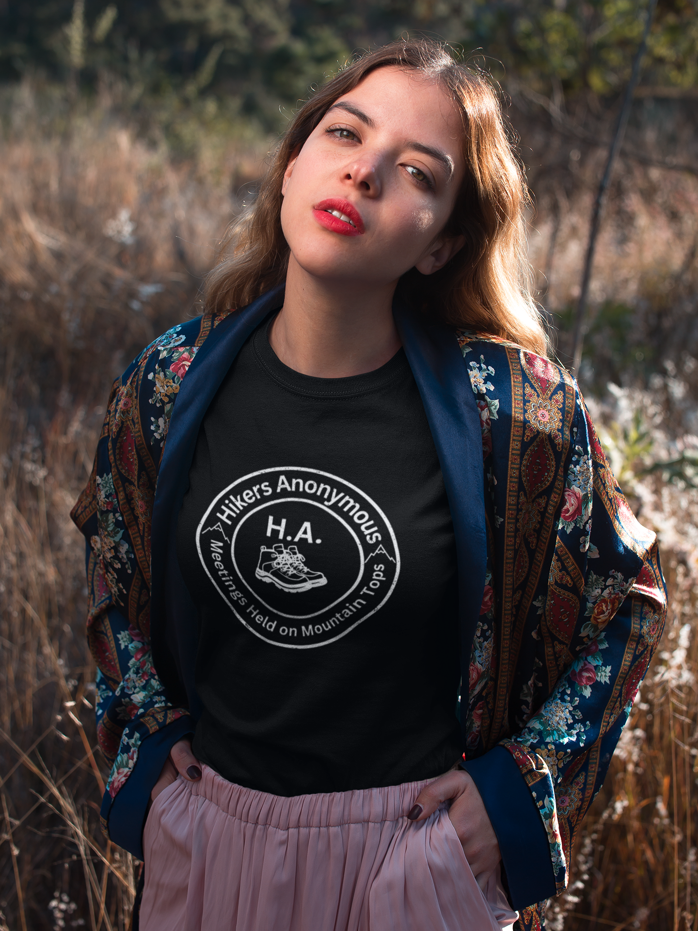 Hikers Anonymous Softstyle T-Shirt - Meetings held in the Mountains,