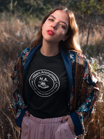 Hikers Anonymous Softstyle T-Shirt - Meetings held in the Mountains,